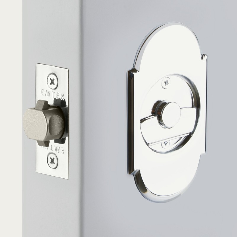 Emtek Style 8 Pocket Door Tubular Handle