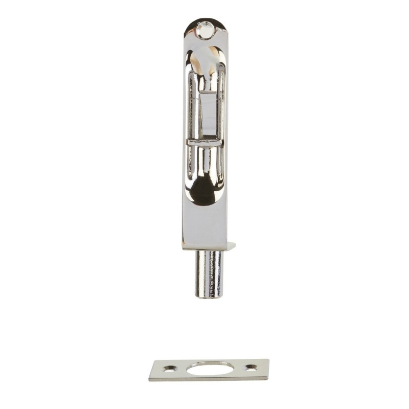 Emtek 4-inch Flush Bolt with 5/8"-Radius Corners