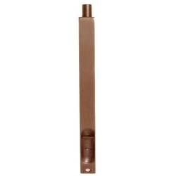 Emtek 12-inch Flush Bolt with Square Corners
