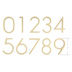 Emtek 7-inch Modern House Numbers
