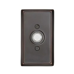 Emtek Rectangular Brass Door Bell