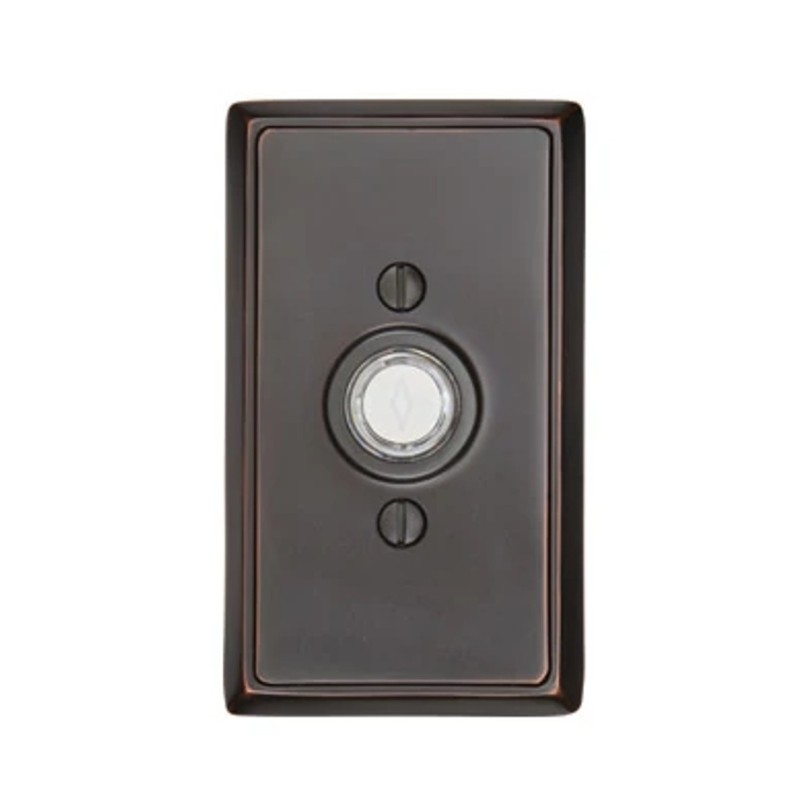 Emtek Rectangular Brass Door Bell