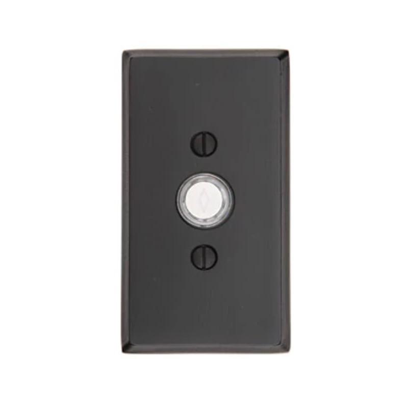 Emtek Style 3 Sandcast Bronze Door Bell