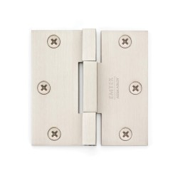Emtek 96313 Square Barrel 3-1/2" x 3-1/2" Heavy Duty Solid Brass Hinge