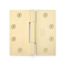 Emtek 96314 Square Barrel 4" x 4" Heavy Duty Solid Brass Hinge