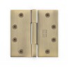 Emtek 96315 Square Barrel 4-1/2" x 4-1/2" Heavy Duty Solid Brass Hinge