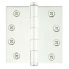Emtek 96114 Residential Duty 4" x 4" Square Corner Solid Brass Hinge