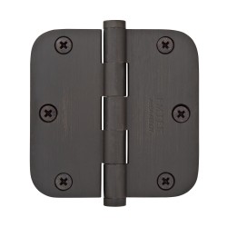 Emtek 96133 Residential Duty 3-1/2" x 3-1/2" with 5/8"-Radius Corners Solid Brass Hinge