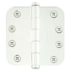 Emtek 96134 Residential Duty 4" x 4" with 5/8"-Radius Corners Solid Brass Hinge