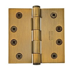 Emtek 96215 Heavy Duty 4-1/2" x 4-1/2" Square Corner Solid Brass Hinge