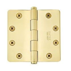 Emtek 96225 Heavy Duty 4-1/2" x 4-1/2" with 1/4"-Radius Corners Solid Brass Hinge