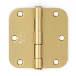 Emtek 96233 Heavy Duty 3-1/2" x 3-1/2" with 5/8"-Radius Corners Solid Brass Hinge