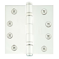 Emtek 96415 Ball Bearing 4-1/2" x 4-1/2" Square Corner Solid Brass Hinge