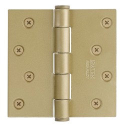 Emtek 91014 Residential Duty 4" x 4" Square Corner Steel Hinge