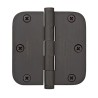 Emtek 91033 Residential Duty 3-1/2" x 3-1/2" with 5/8"-Radius Corners Steel Hinge