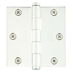 Emtek 91013 Residential Duty 3-1/2" x 3-1/2" Square Corner Steel Hinge