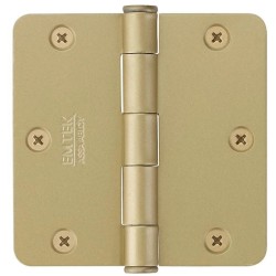 Emtek 91023 Residential Duty 3-1/2" x 3-1/2" with 1/4"-Radius Corners Steel Hinge