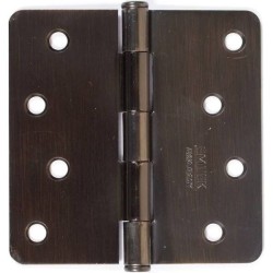 Emtek 91024 Residential Duty 4" x 4" with 1/4"-Radius Corners Steel Hinge