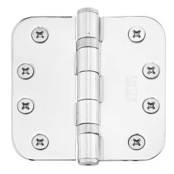 Emtek 94034 Ball Bearing 4" x 4" with 5/8"-Radius Corners Steel Hinge