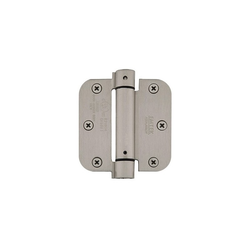 Emtek 95033 Spring Hinge 3-1/2" x 3-1/2" with 5/8"-Radius Corners