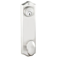 Emtek Colonial 9 inch Keyed Sideplate