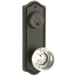 Emtek Rope 7-1/2 inch Keyed Sideplate