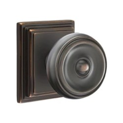 Emtek Waverly Knob with Wilshire Rosette