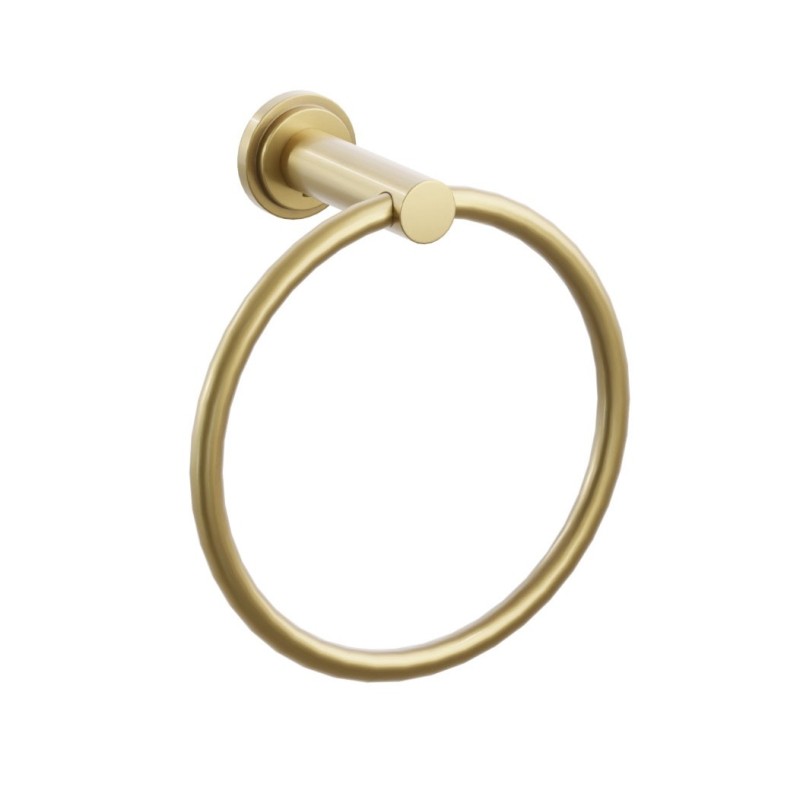 Emtek Modern Tubular Brass Towel Ring
