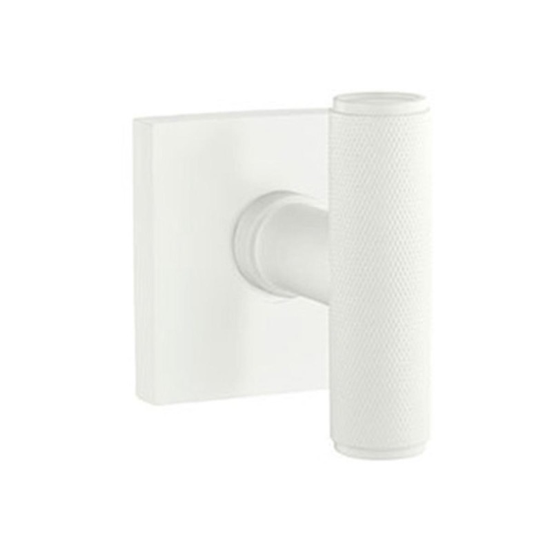 Emtek Ace Knurled Knob with Square Rosette