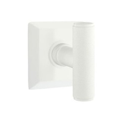 Emtek Ace Knurled Knob with Quincy Rosette