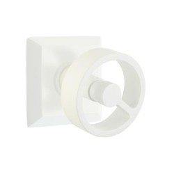 Emtek Spoke Knob with Quincy Rosette