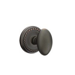 Emtek Egg Knob with Rope Rosette
