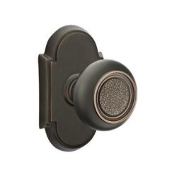 Emtek Belmont Knob with Style 8 Rosette