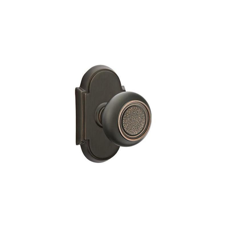 Emtek Belmont Knob with Style 8 Rosette