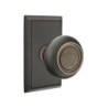 Emtek Belmont Knob with Rectangular Rosette