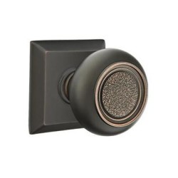 Emtek Belmont Knob with Quincy Rosette