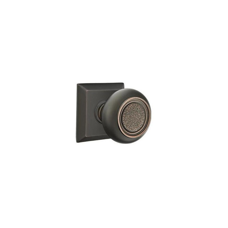 Emtek Belmont Knob with Quincy Rosette
