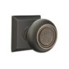 Emtek Belmont Knob with Quincy Rosette