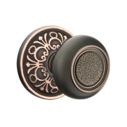 Emtek Belmont Knob with Lancaster Rosette