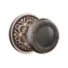 Emtek Ribbon and Reed Knob with Lancaster Rosette