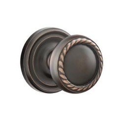 Emtek Rope Knob with Regular Rosette
