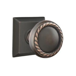 Emtek Rope Knob with Quincy Rosette