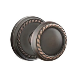 Emtek Rope Knob with Rope Rosette
