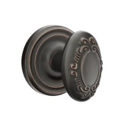 Emtek Victoria Knob with Regular Rosette