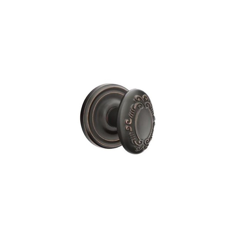 Emtek Victoria Knob with Regular Rosette