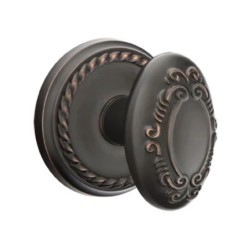 Emtek Victoria Knob with Rope Rosette