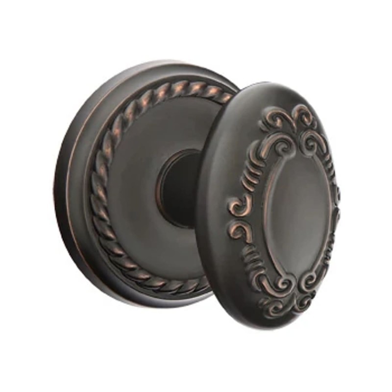 Emtek Victoria Knob with Rope Rosette