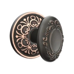 Emtek Victoria Knob with Lancaster Rosette