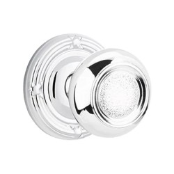 Emtek Belmont Knob with Ribbon and Reed Rosette