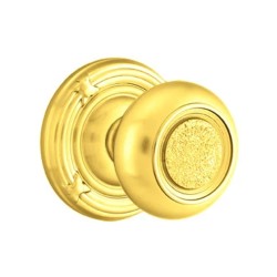 Emtek Belmont Knob with Ribbon and Reed Rosette